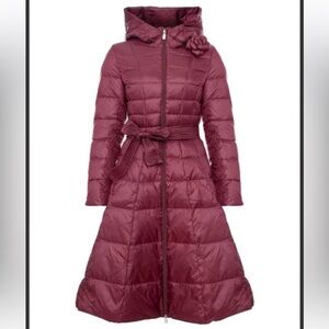 Odri Milo Burgundy Puffer Coat